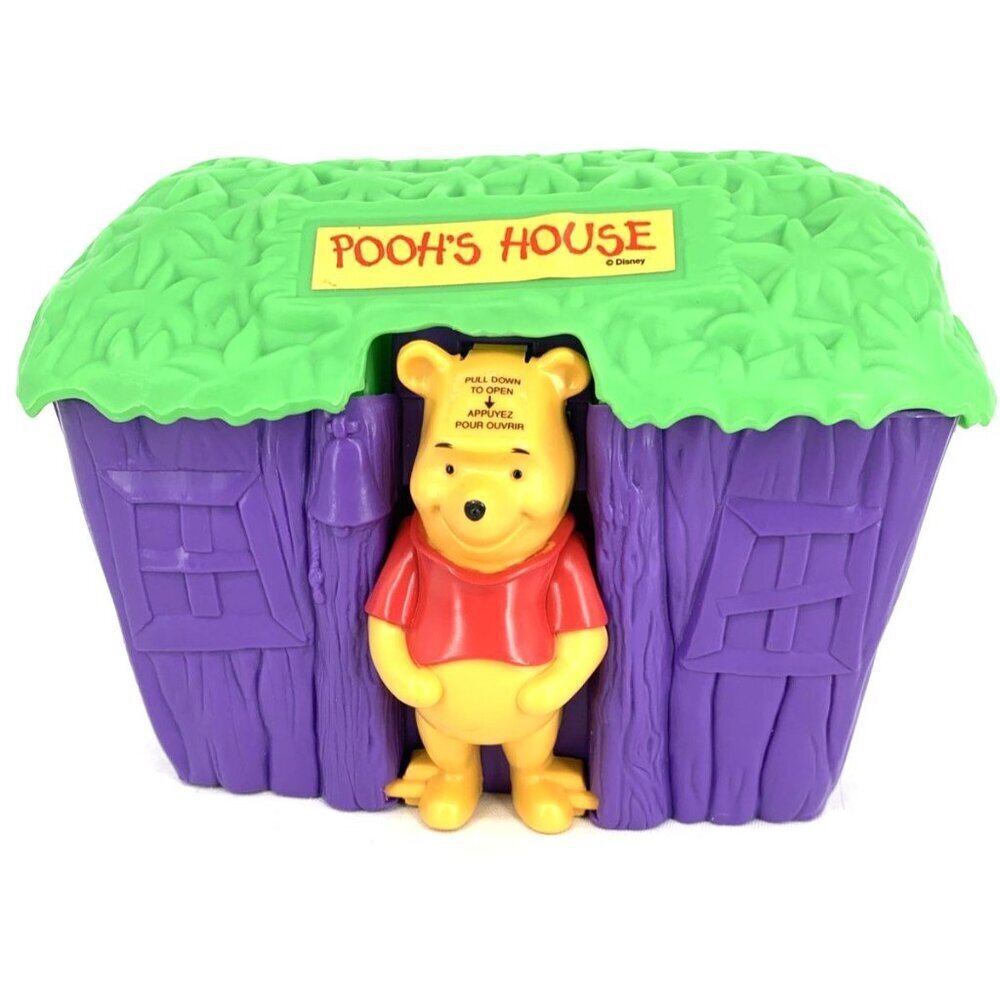 Winnie the Pooh Lunchbox with Thermos Poohs House Plastic Thermos Brand